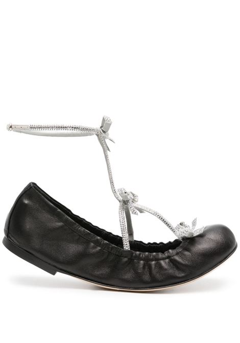 Black Caterina ballerina shoes René Caovilla - women RENE CAOVILLA | C12074010NA010082